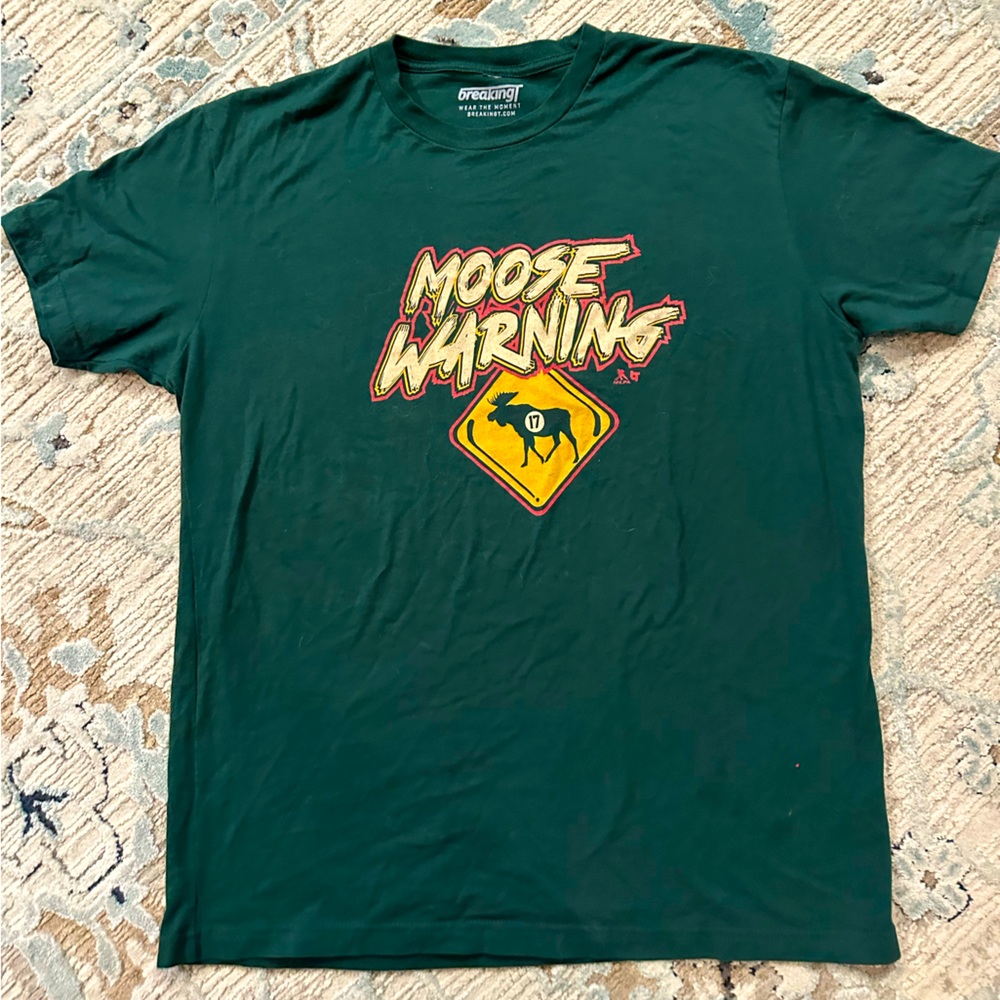 “Moose Warning” T-shirt, Size L